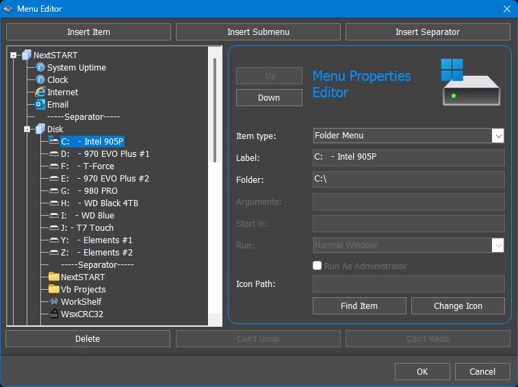 Menu Editor