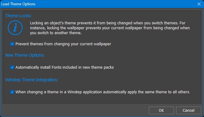 Theme options