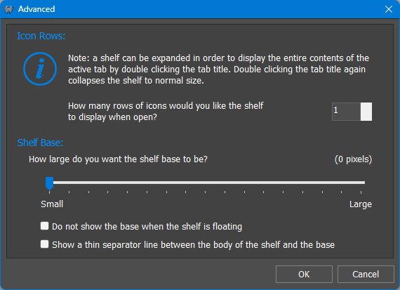 Advanced Appearance dialog