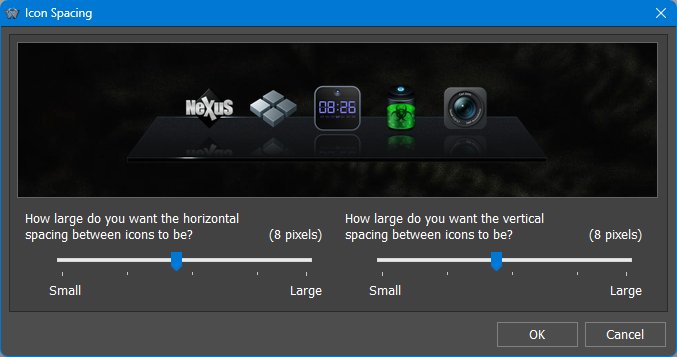 Dock Icon Spacing